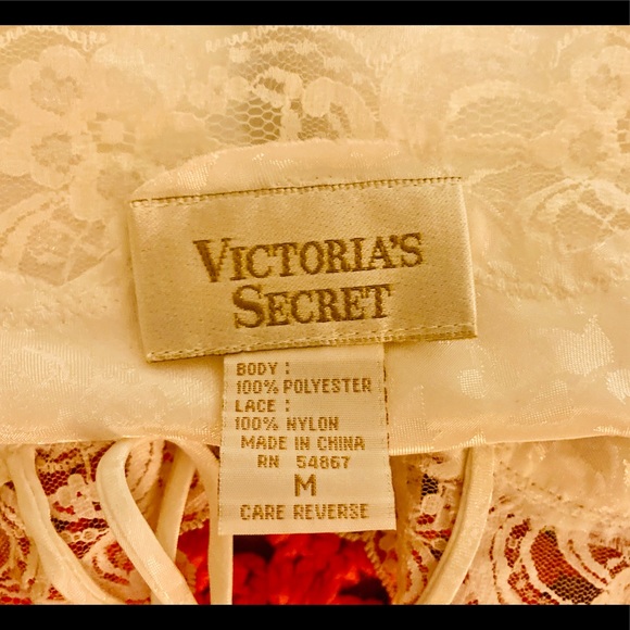 Vintage 80s/90s Victoria’s Secret Gold Label White Lace Lingerie Top - Picture 10 of 10